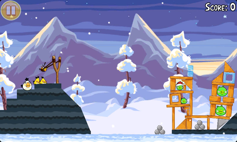 Angry birds seasons moon festival золотой пирог