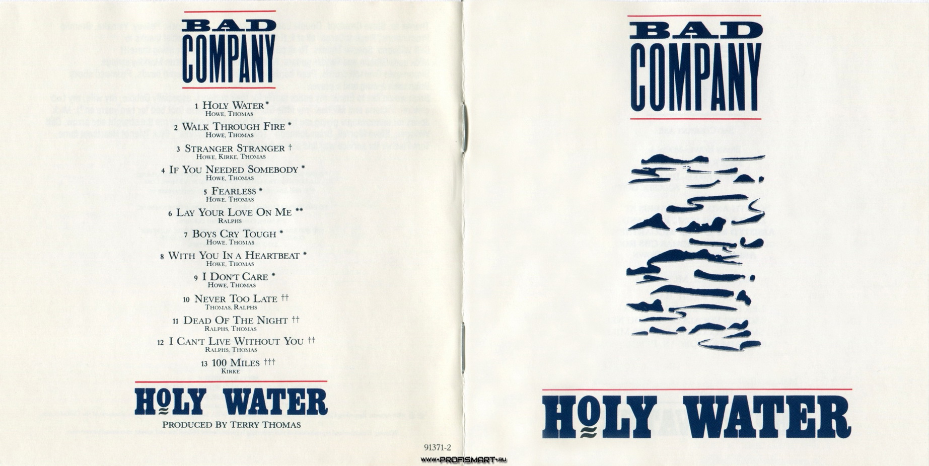 Перевод песни вода. Bad Company Holy Water 1990. Bad Company - Holy Water LP. Bad Company 1974 обложка. Bad Company Holy Water 1990 катушки бобины.